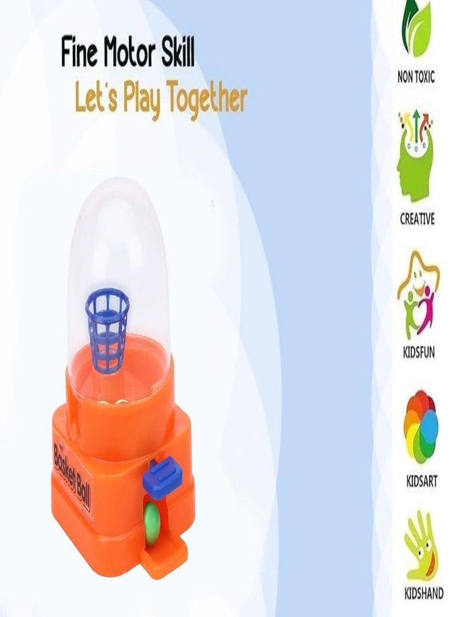 YUIOP - Mini Basketball Game - 1 Console, 4 Balls - Fun Innovative Basketball Game (Pack of 2) - Image 4